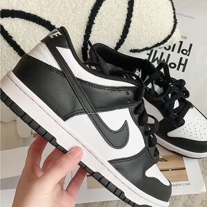 Nike Dunk Low Black and White Panda Classic Sneakers CW1590